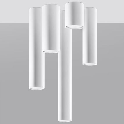 Kohdevalo LAGOS 1xGU10/10W/230V 10 cm valkoinen