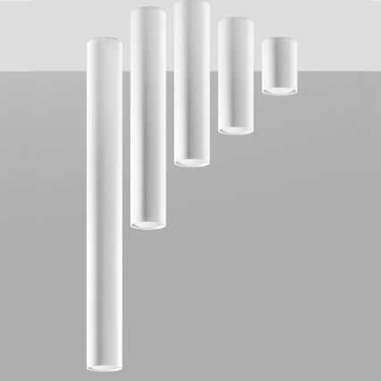 Kohdevalo LAGOS 1xGU10/10W/230V 20 cm valkoinen