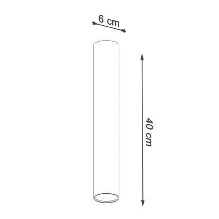 Kohdevalo LAGOS 1xGU10/10W/230V 40 cm valkoinen