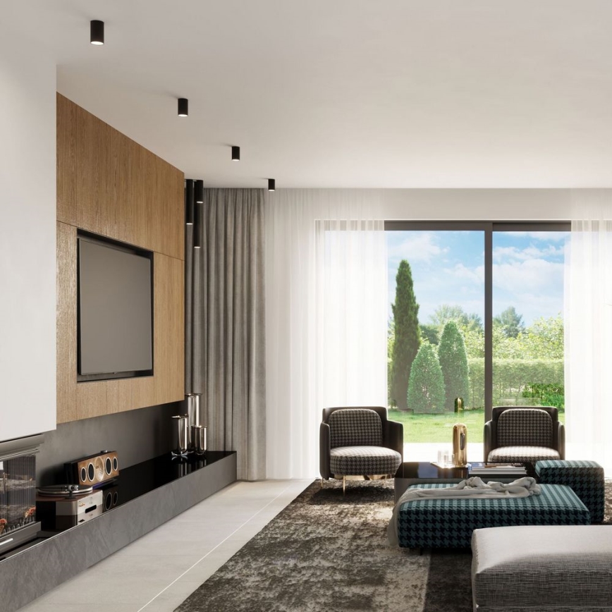 Kohdevalo LAGOS 1xGU10/10W/230V 40 cm musta