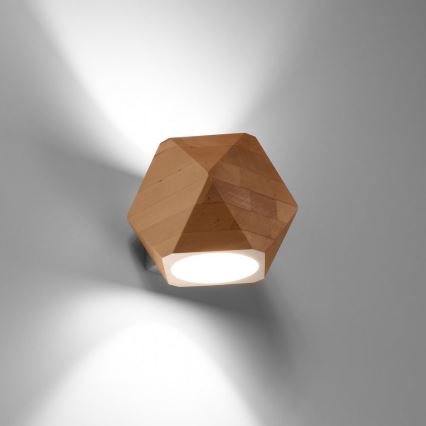 Seinävalaisin WOODY 1xG9/40W/230V tammi