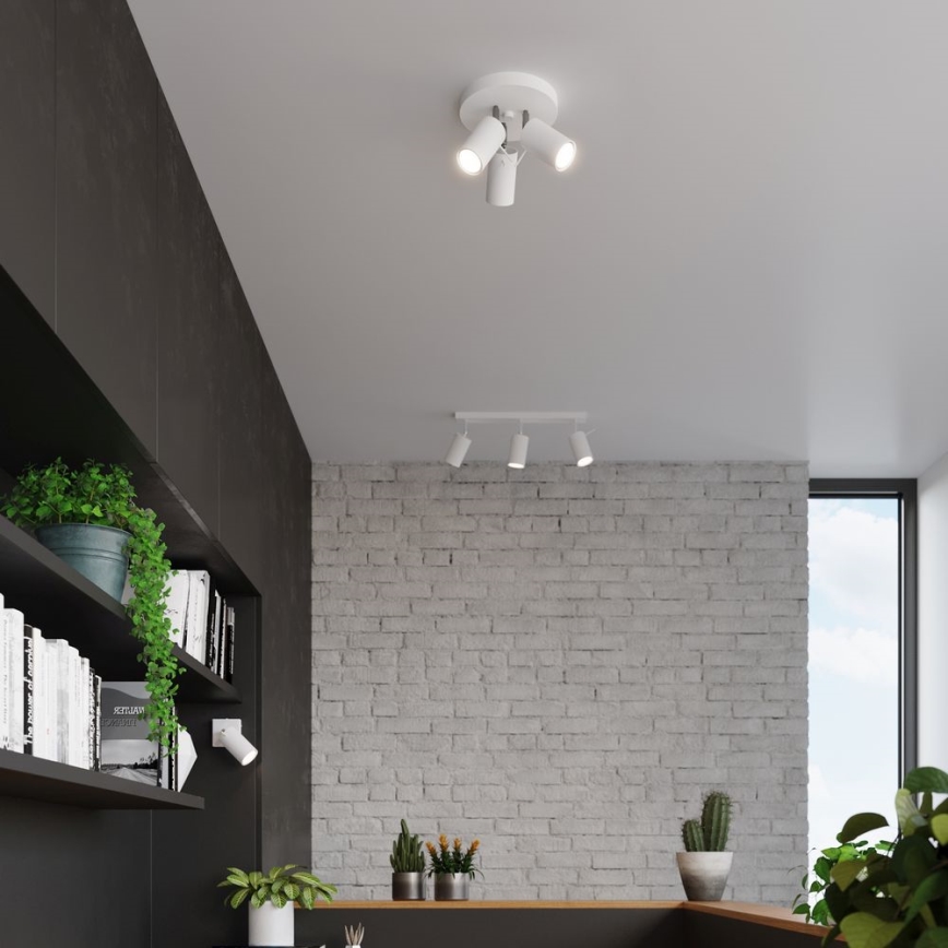 Kohdevalo RING 3xGU10/10W/230V valkoinen