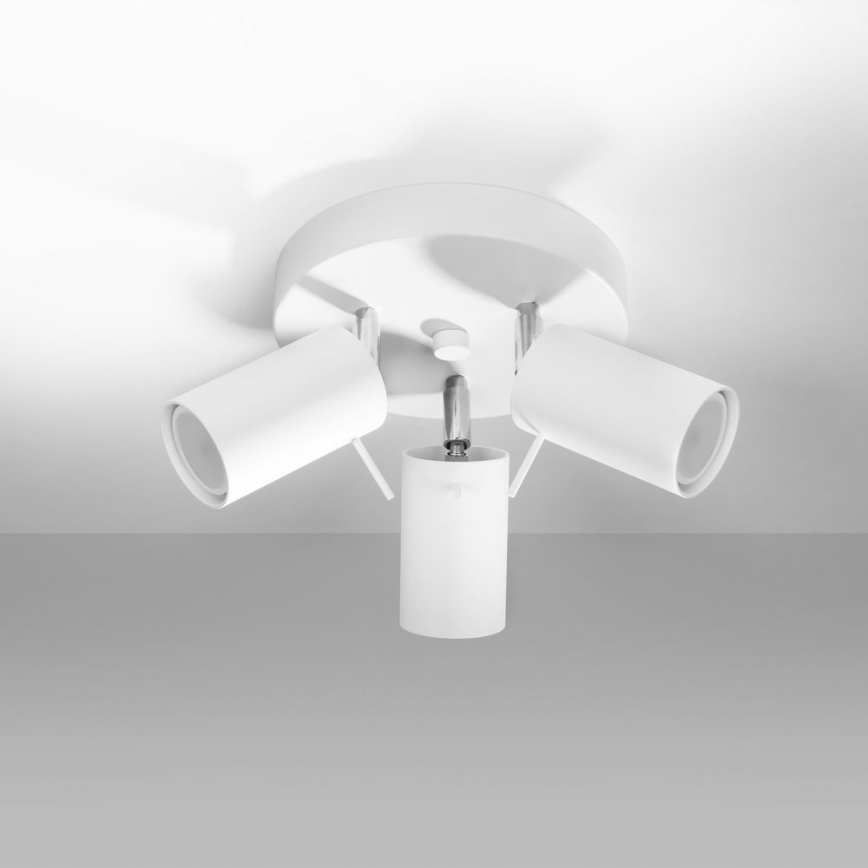 Kohdevalo RING 3xGU10/10W/230V valkoinen