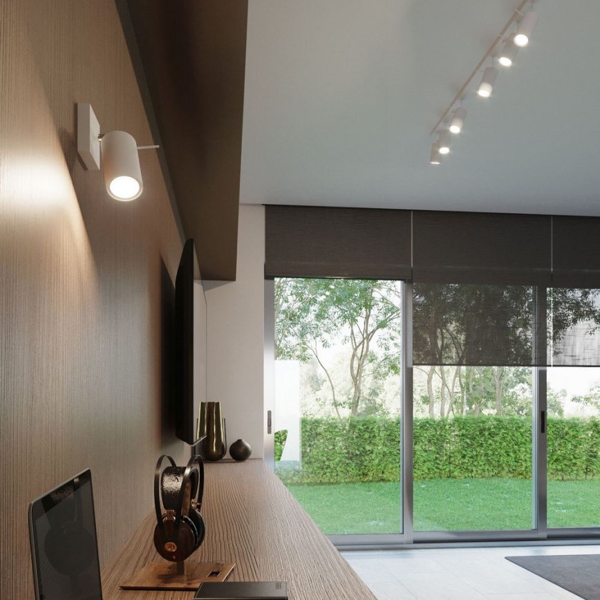 Seinäkohdevalo RING 1xGU10/10W/230V valkoinen