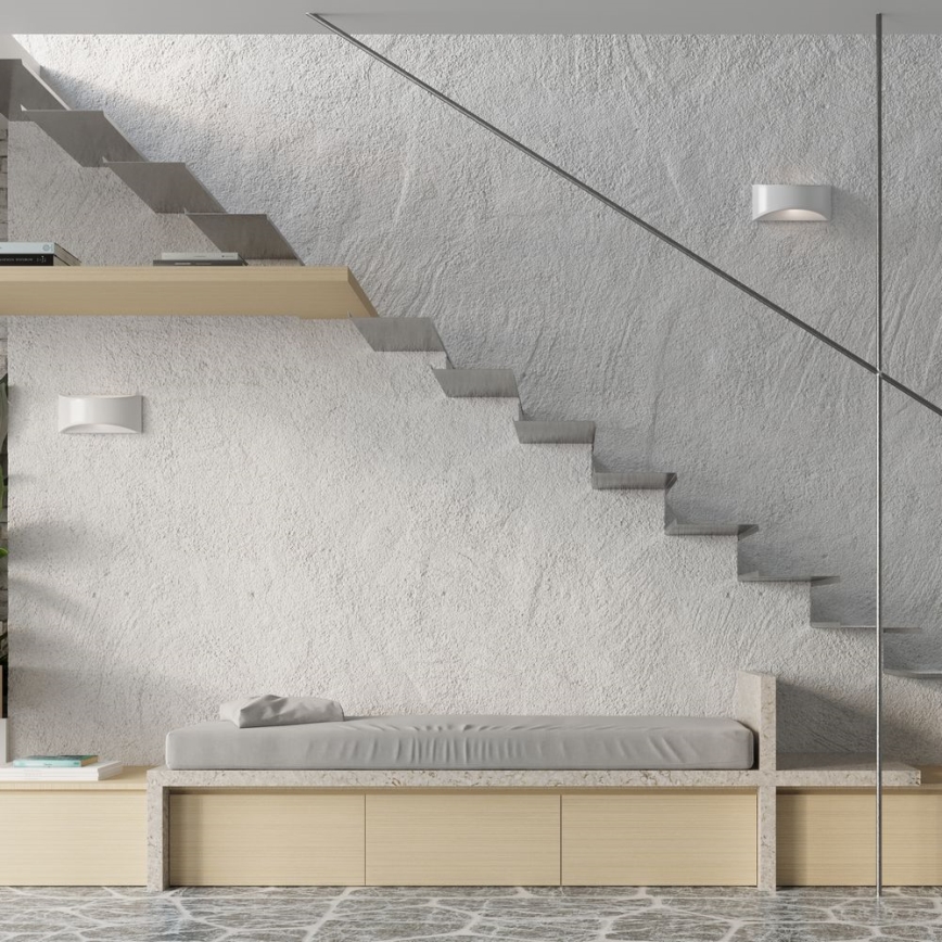 Seinävalaisin VIXEN 1xG9/40W/230V kiiltävä valkoinen