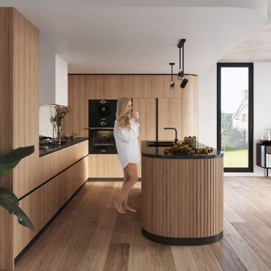 Kattokruunu tangossa NORANO 2xGU10/40W/230V musta