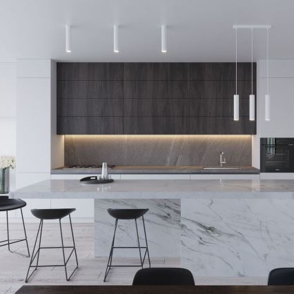 Kattokruunu johdossa LAGOS 3xGU10/10W/230V valkoinen