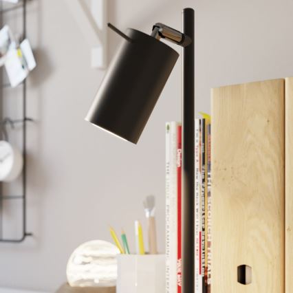 Pöytävalaisin RING 1xGU10/10W/230V musta