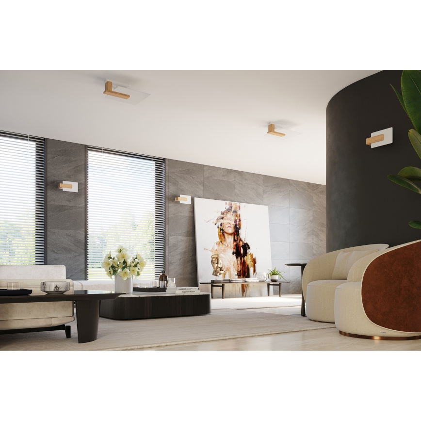 Kattovalaisin LAPPO 2xE27/15W/230V beige