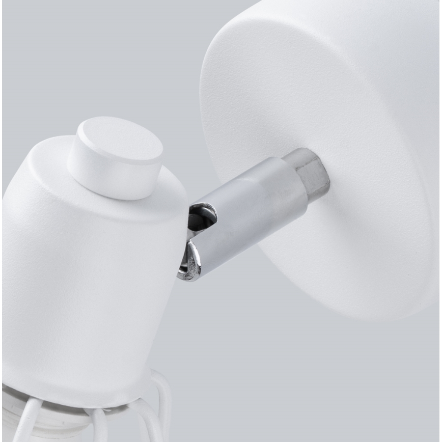 Seinävalaisin ARTEMIS 1xE14/40W/230V valkoinen