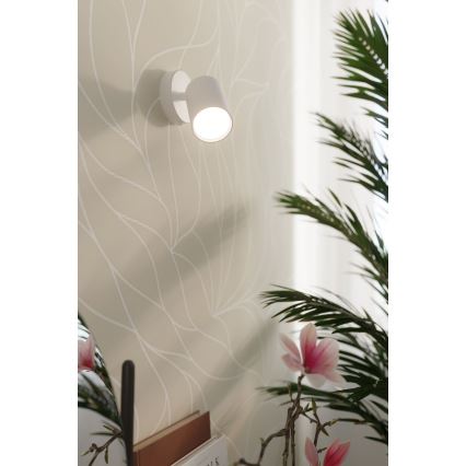 Seinävalaisin LEMMI 1xGU10/40W/230V valkoinen