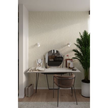 Seinävalaisin LEMMI 1xGU10/40W/230V valkoinen