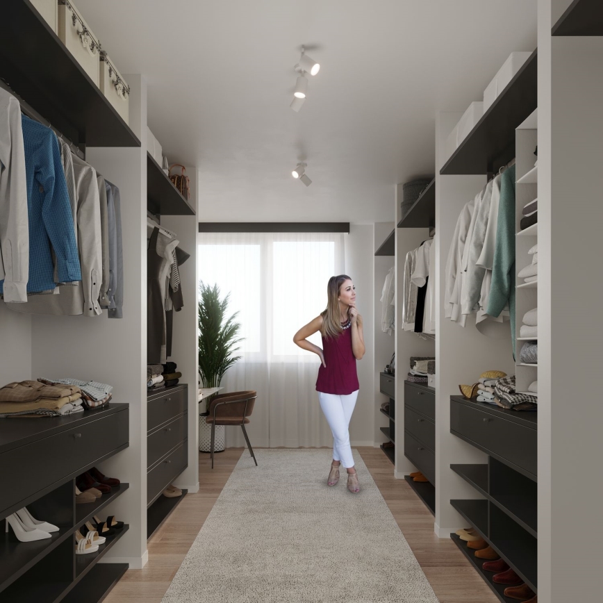 Kohdevalo LEMMI 3xGU10/40W/230V valkoinen