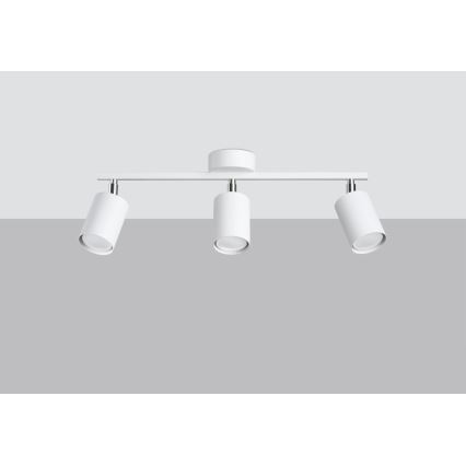 Kohdevalo LEMMI 3xGU10/40W/230V valkoinen