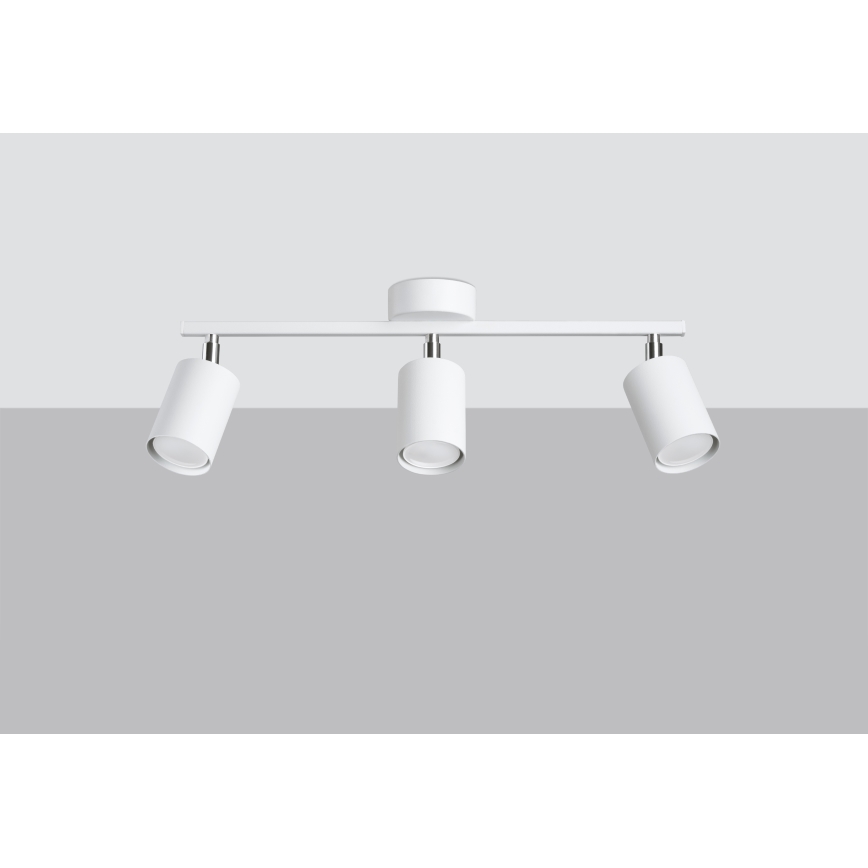 Kohdevalo LEMMI 3xGU10/40W/230V valkoinen