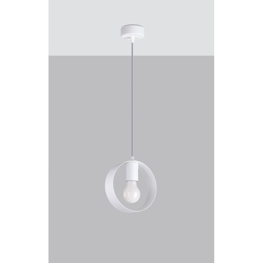 Riippuvalaisin TITRAN 1xE27/60W/230V valkoinen