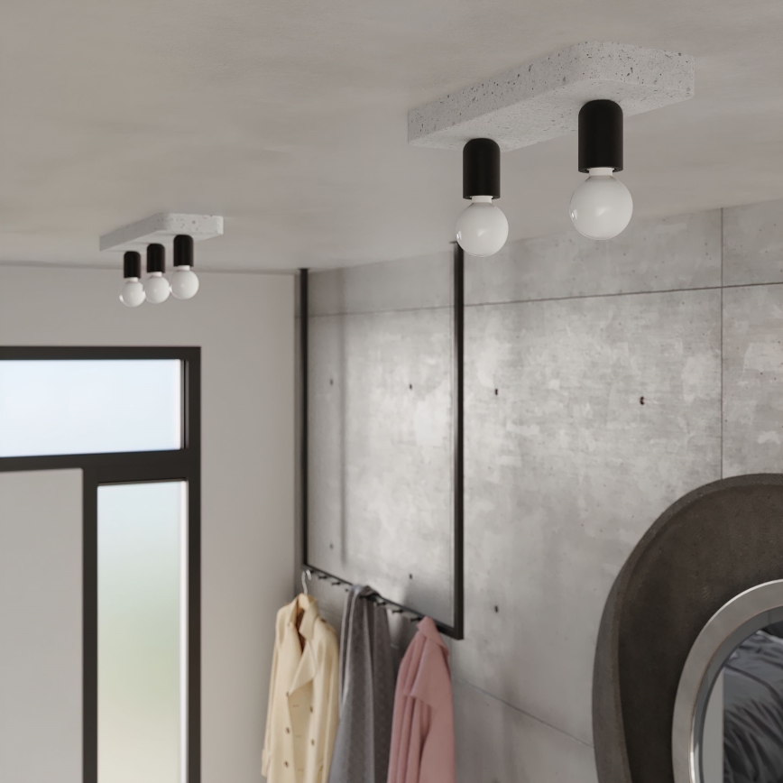 Kohdevalo TAVO 2xE27/15W/230V betoni