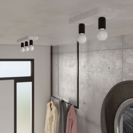 Kohdevalo TAVO 3xE27/15W/230V betoni