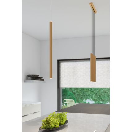 Kattokruunu johdossa PASTELO 3xG9/8W/230V kulta