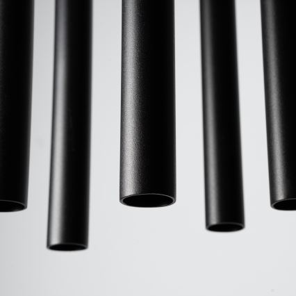 Kattokruunu johdossa PASTELO 5xG9/8W/230V musta