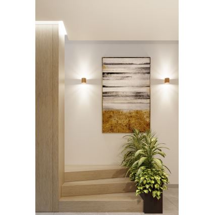 Seinäkohdevalo ORBIS 1xG9/8W/230V kulta