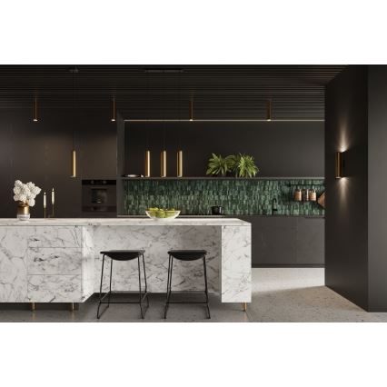 Kattokruunu johdossa LAGOS 1xGU10/10W/230V kulta