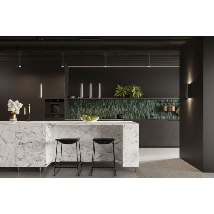 Kattokruunu johdossa LAGOS 1xGU10/10W/230V kiiltävä kromi