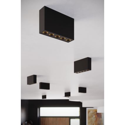 LED-kohdevalaisin SOLE LED/11W/230V musta