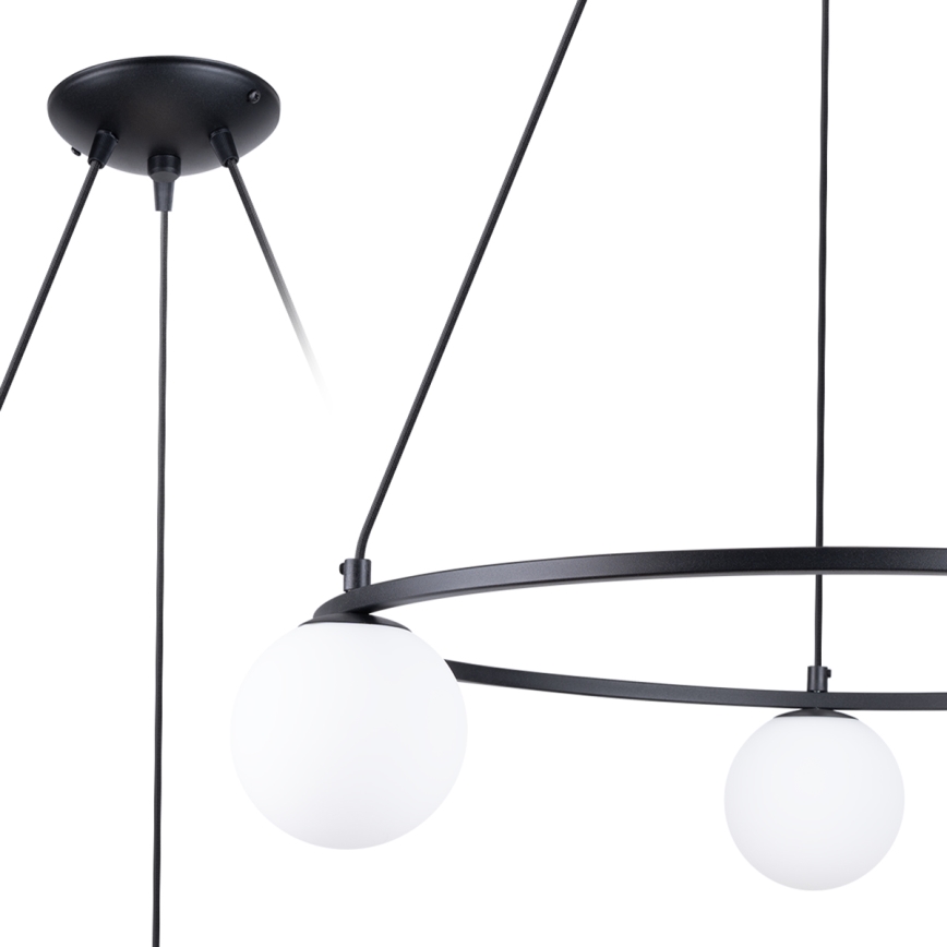 Kattokruunu johdossa YOLI 3xG9/8W/230V musta