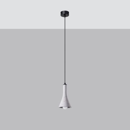Kattokruunu johdossa REA 1xE14/12W/230V betoni