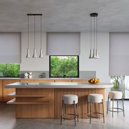 Kattokruunu johdossa REA 1xE14/12W/230V betoni