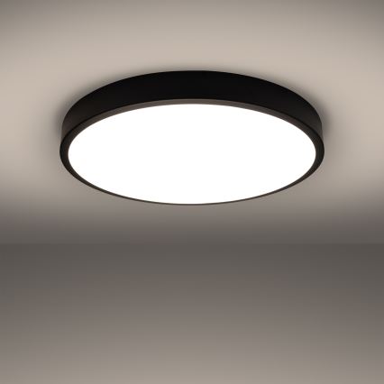 LED-kattovalaisin ONYX LED/48W/230V Ø 60 cm musta