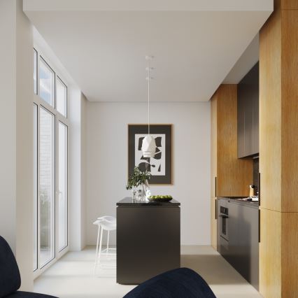 Kattokruunu johdossa GOBI 1xE27/15W/230V keramiikka