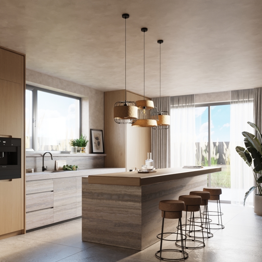 Kattokruunu johdossa FOST 1xE27/15W/230V