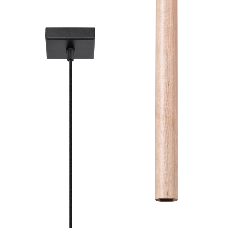 Kattokruunu johdossa PASTELO 1xG9/8W/230V pyökki