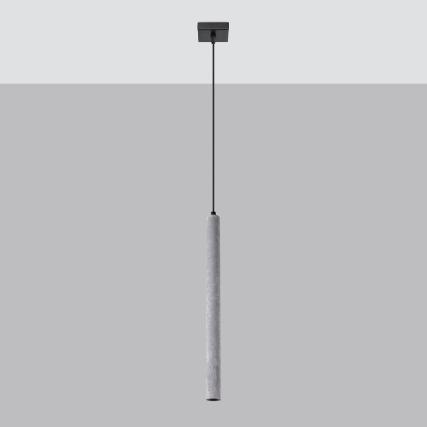 Kattokruunu johdossa PASTELO 1xG9/8W/230V betoni