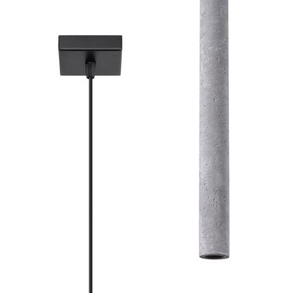 Kattokruunu johdossa PASTELO 1xG9/8W/230V betoni
