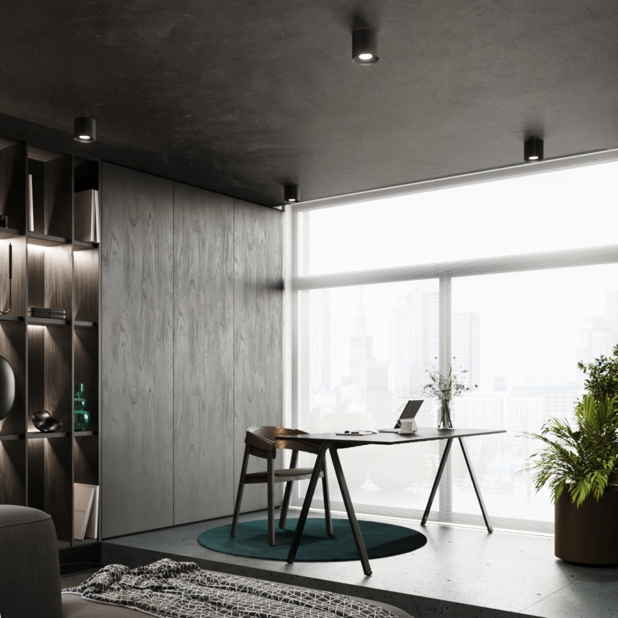 Kohdevalo MIKA 1xGU10/10W/230V musta