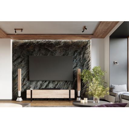 Kohdevalo ZUCA 3xE27/15W/230V musta/tammi