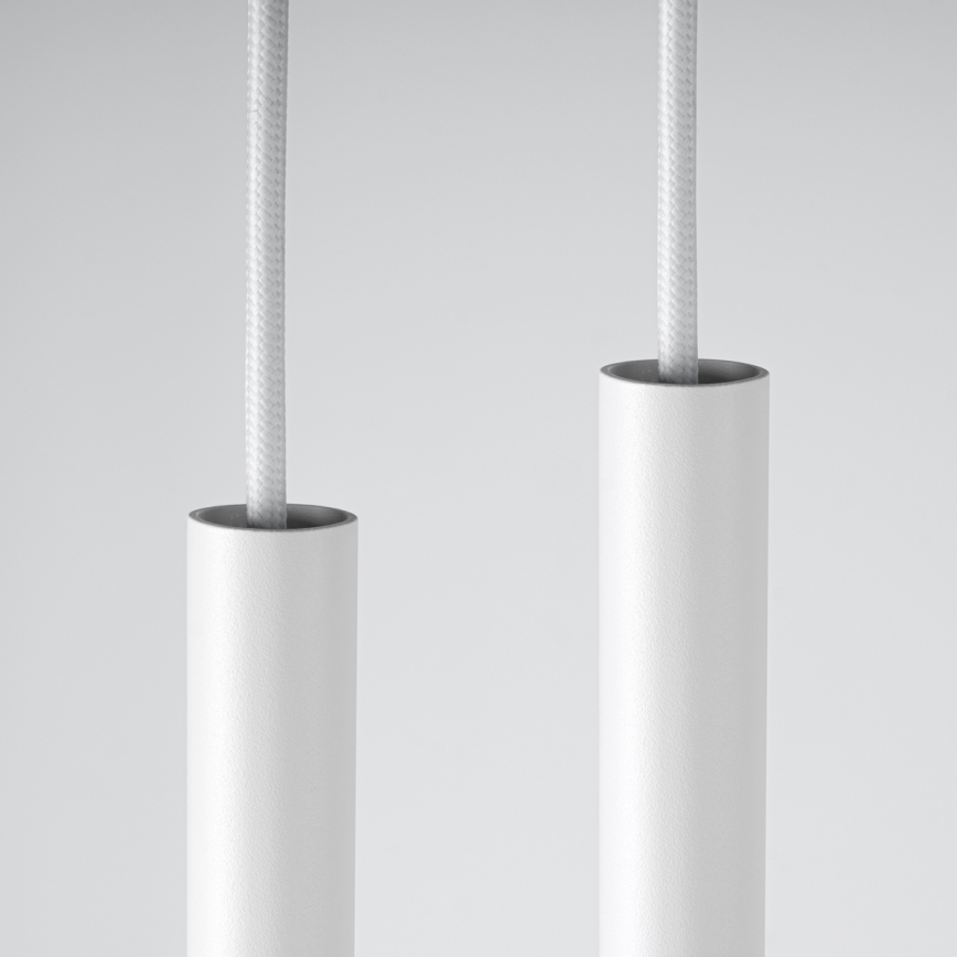 Kattokruunu johdossa PASTELO 2xG9/8W/230V valkoinen