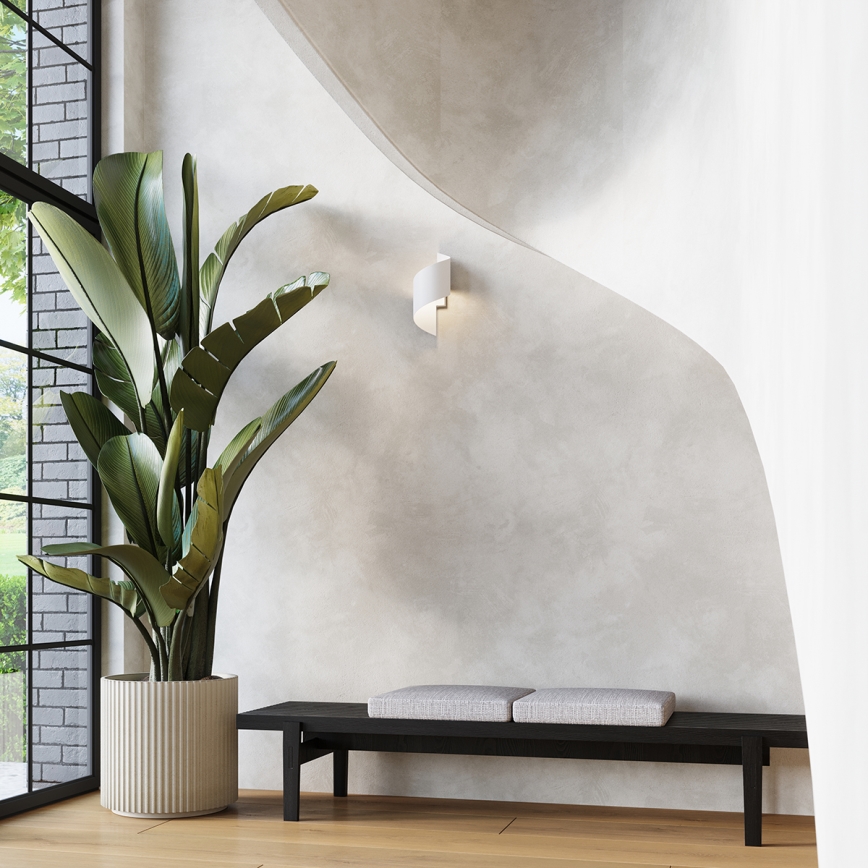 Seinävalaisin TALASSA 1xG9/8W/230V valkoinen