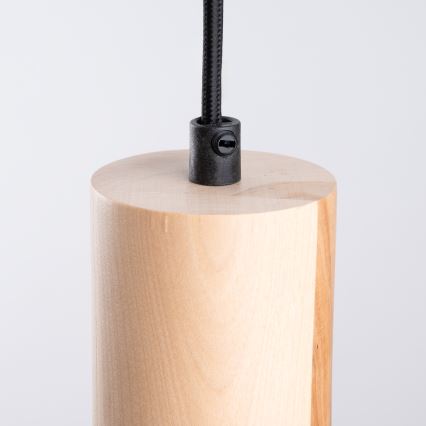 Kattokruunu johdossa FANO 1xE27/15W/230V halkaisija 34 cm musta