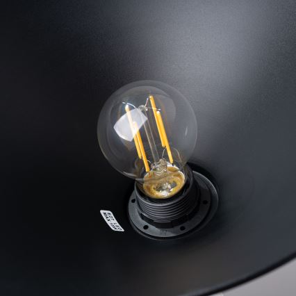 Kattokruunu johdossa ZUMA 1xE27/15W/230V halkaisija 30 cm musta