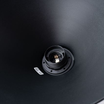 Kattokruunu johdossa ZUMA 1xE27/15W/230V halkaisija 30 cm musta