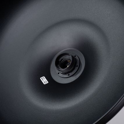 Kattokruunu johdossa GINA 1xE27/15W/230V halkaisija 38 cm musta