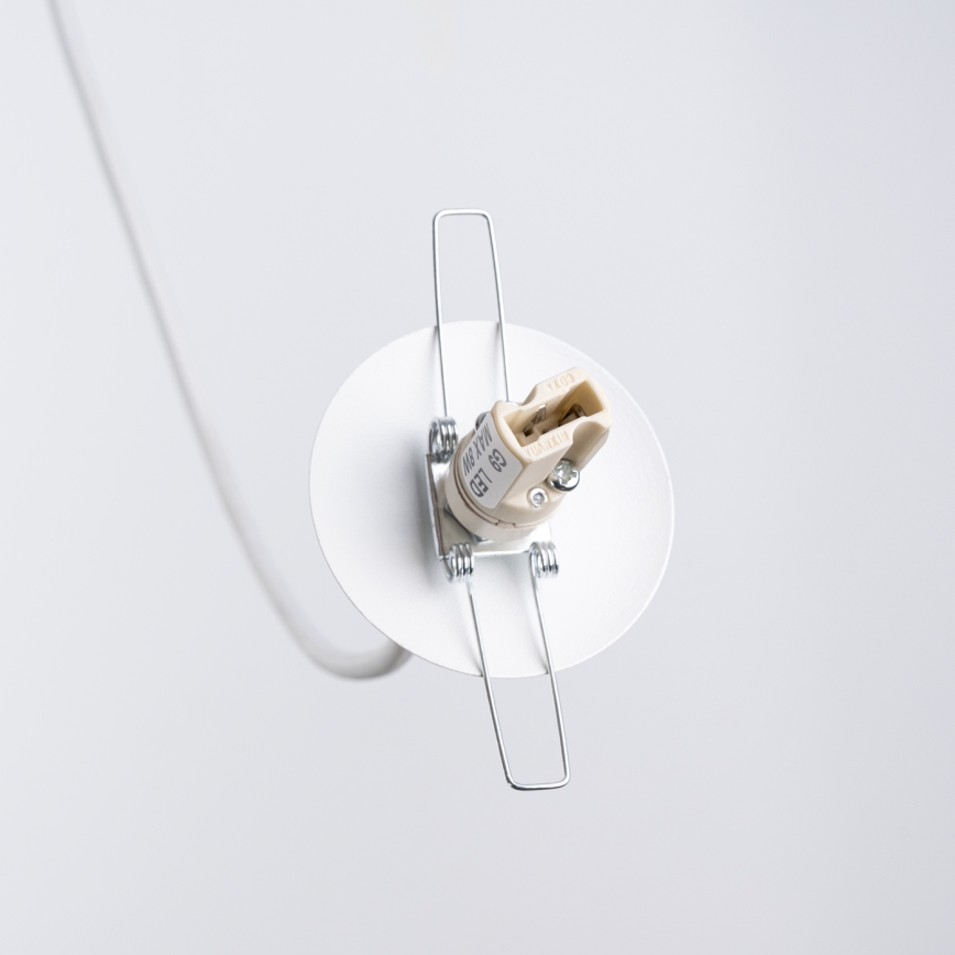 Kattokruunu johdossa BRINA 1xG9/8W/230V valkoinen