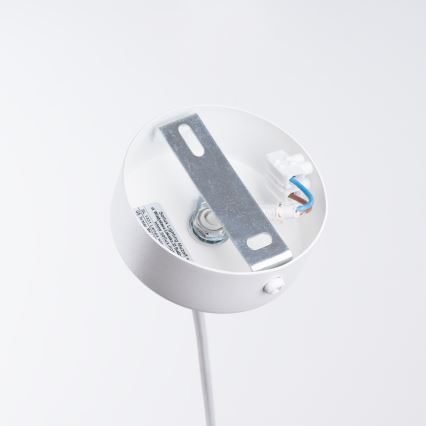 Kattokruunu johdossa BRINA 1xG9/8W/230V valkoinen