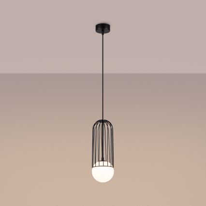 Kattokruunu johdossa BRINA 1xG9/8W/230V musta