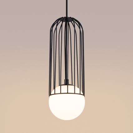 Kattokruunu johdossa BRINA 1xG9/8W/230V musta