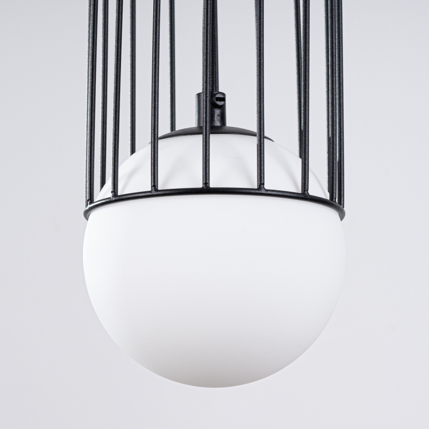 Kattokruunu johdossa BRINA 1xG9/8W/230V musta